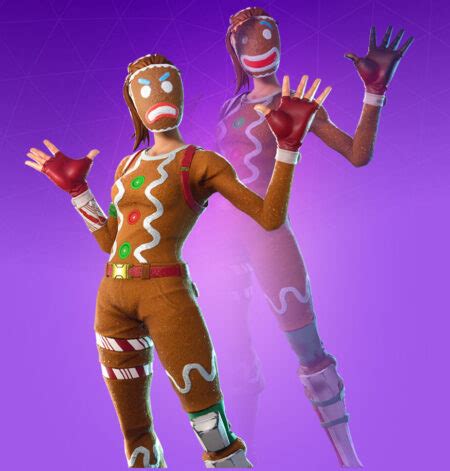 ginger root fortnite|fortnite gingerbread girl skin.